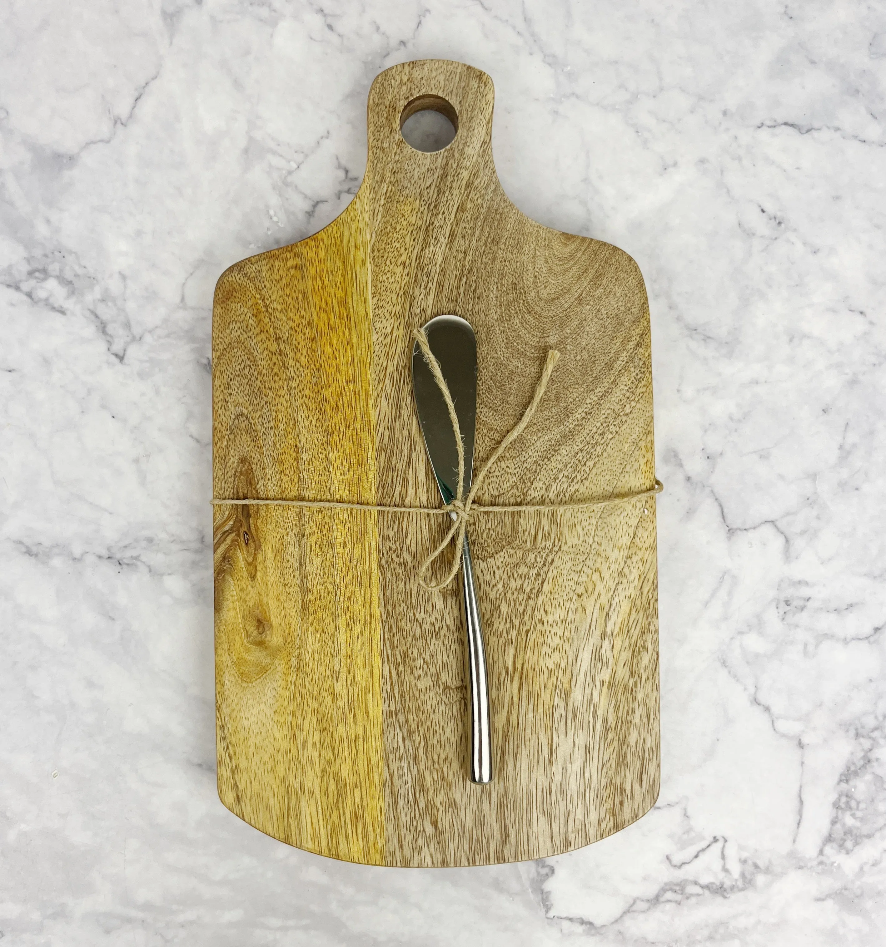 Mango Wood Board with Knife