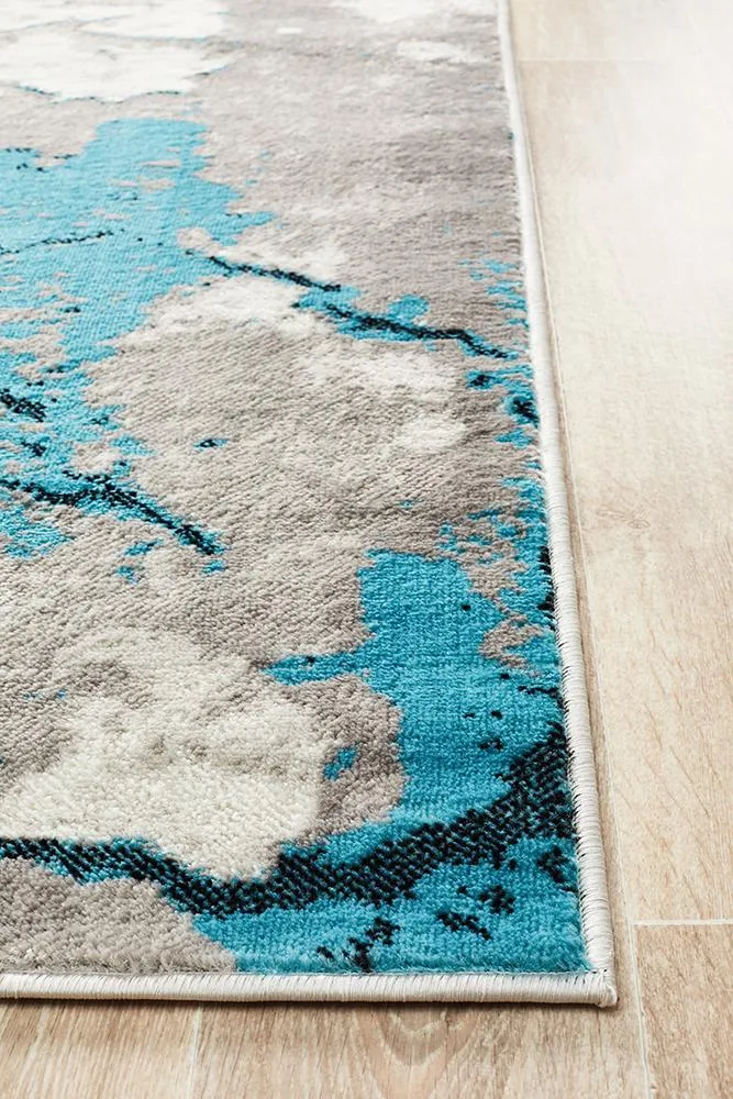 Metro 601 Rug (Blue) by Rug Culture