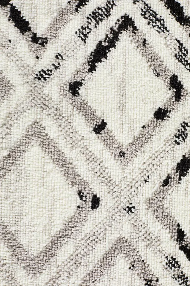 Metro 607 Rug (Black White) by Rug Culture