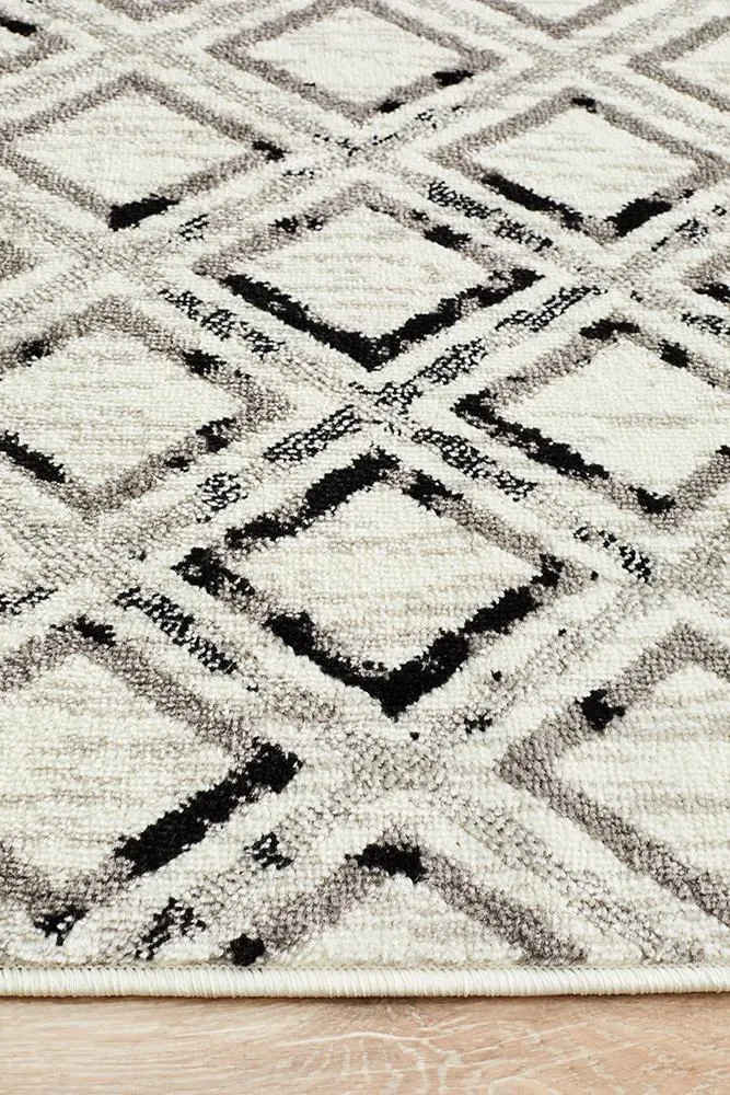 Metro 607 Rug (Black White) by Rug Culture
