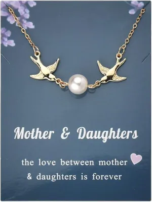 Mothers Day Gifts for Mom Daughter Necklace Gift for Mom Mother Birthday Gifts from Daughter Gifts from Mom Birthday Gift