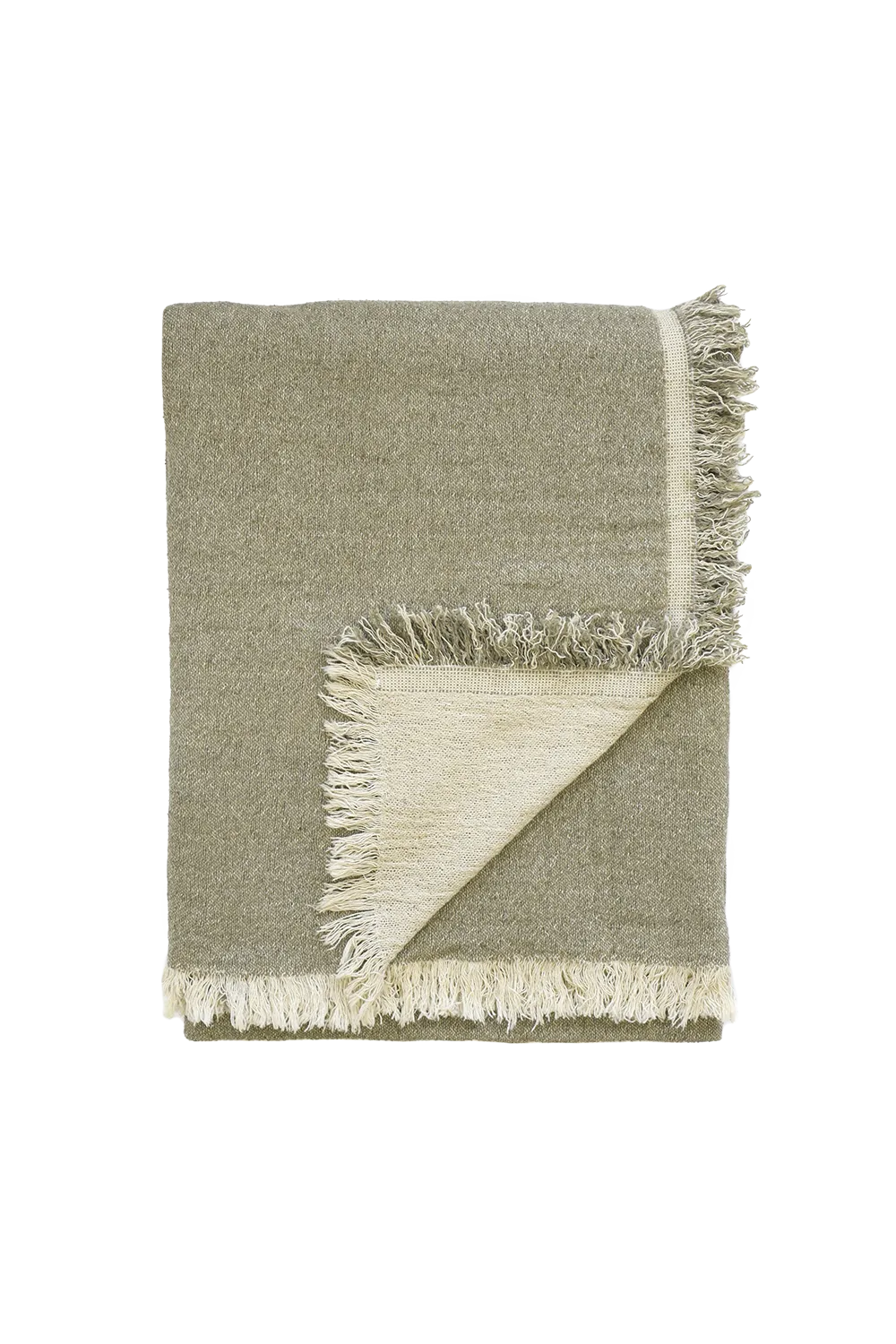 Mulberi Papyrus Throw - Sage