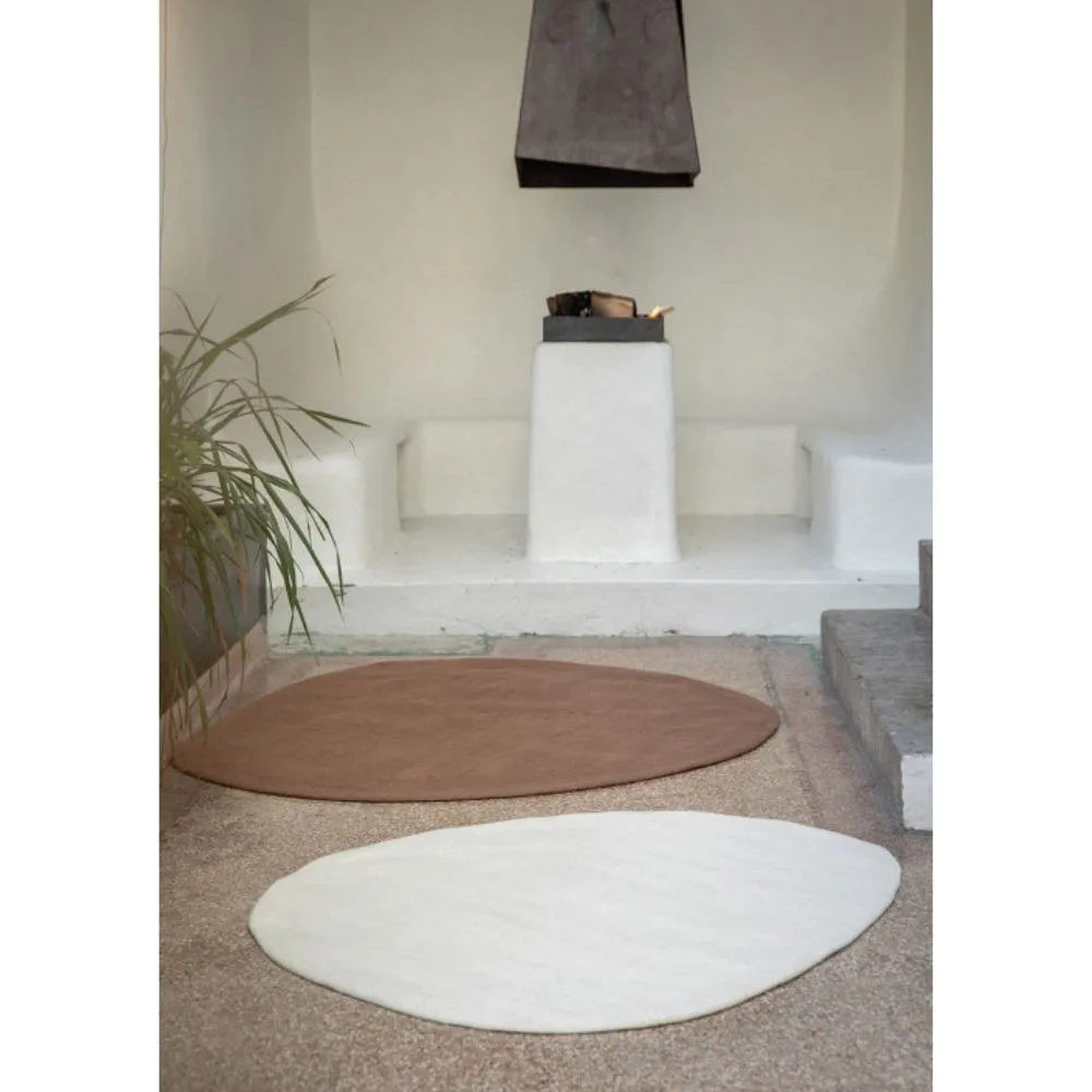 Muskhane Pebble Rug Natural S - 95 x 80 cm