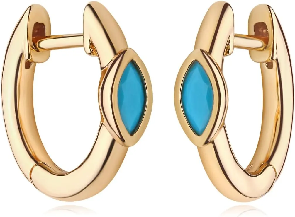 MYEARS Women Huggie Earrings Gold Hoop 14K Gold Filled Small Simple Hypoallergenic Everyday Jewelry