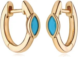 MYEARS Women Huggie Earrings Gold Hoop 14K Gold Filled Small Simple Hypoallergenic Everyday Jewelry