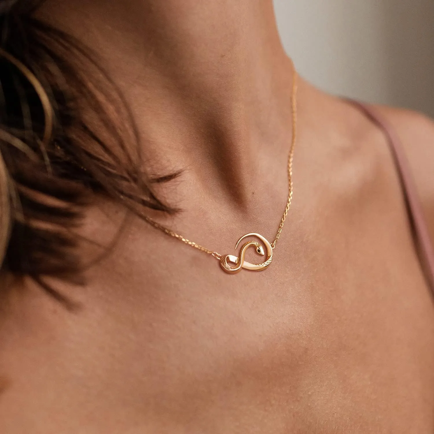 MYEARS Women Pendant Necklace Gold 14K Gold Filled Small Simple Dainty Chain Everyday Jewelry