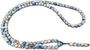 Natural Azurite 6mm 108 Mala Beads, Spiritual, Meditation Beads, Reiki, Japa Mala, Buddhist Prayer Beads, Yoga Bracelet, healing beads LKMALA-RRGU-186