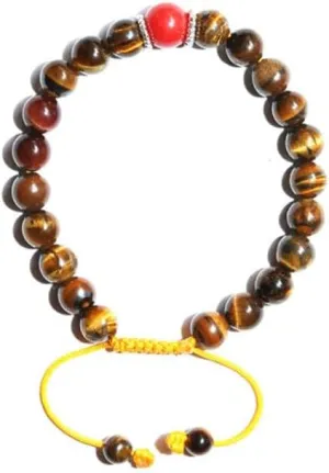 Natural Tiger Eye, coral 8mm 108 Mala Beads, Spiritual, Meditation Beads, Reiki, Japa Mala, Buddhist Prayer Beads, Yoga Bracelet, healing beads LKMALA-RRGU-882