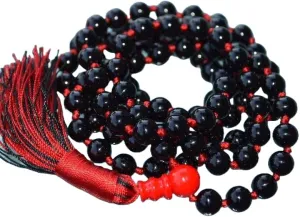 Natural tourmaline 10mm 108 Mala Beads, Spiritual, Meditation Beads, Reiki, Japa Mala, Buddhist Prayer Beads, Yoga Bracelet, healing beads LKMALA-RRGU-1888