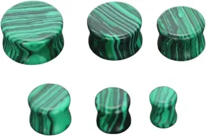 New 2025 Unisex 1Pc Stone Ear Plug Tunnel Piercings Earring Gauges Helix Piercing Stretcher Plugs Body Jewelry Findings 5Mm-16Mm Fashion Trendy Accessories Creative Gift For Women And Men