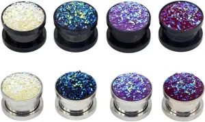 New 2025 Unisex 2Pcs Surgical Steel Ear Plug Tunnel Earring Plugs Expanders Gauges Stretch Screw And Tunnels Piercing Body Jewelry Findings Fashion Trendy Accessories Creative Gift For Women And Men
