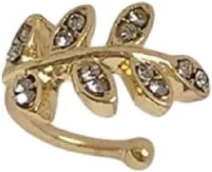 New 2026 Unisex Stainles Stell Punk Rhombic Lattice Zircon Ear Cuff Clip For Women No Pierced C-Shape Geometric Small Wrap Clips Jewelry Fashion Trendy Accessories Creative Gift For Women And Men