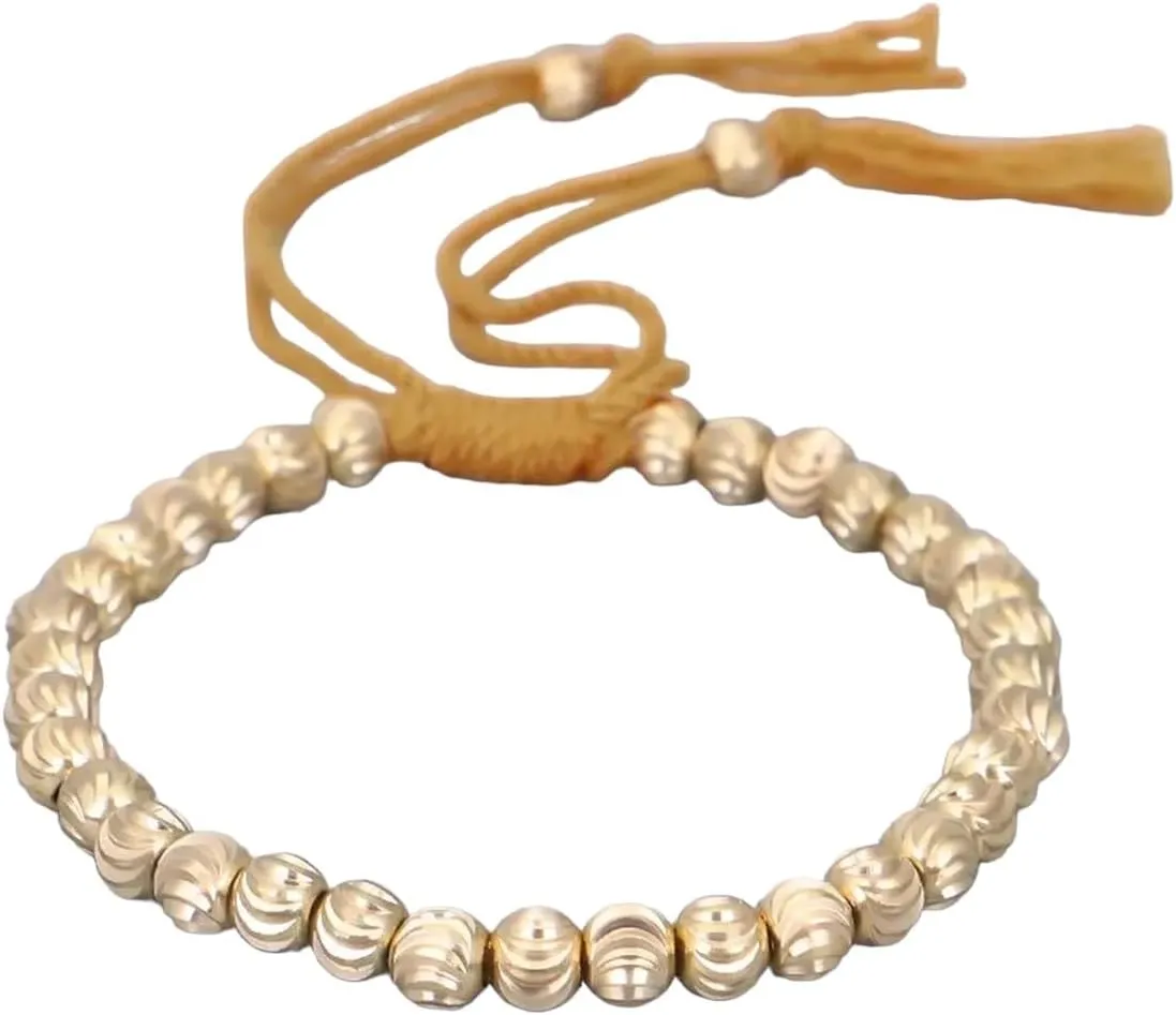 New For Arrival Handmade Tibetan Buddhist Prayer Copper Beads Bracelet High Qulity Braided Lucky Rope Bracelet For Women Men With For You Accessories Creative Gift