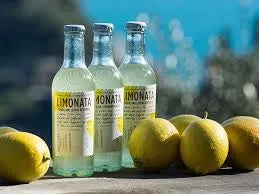 Niasca Limonata Soda, 33.8 Fluid Ounce (Case of 24 Bottles )
