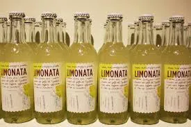 Niasca Limonata Soda, 33.8 Fluid Ounce (Case of 24 Bottles )