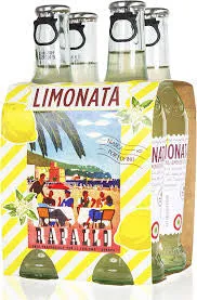 Niasca Limonata Soda, 33.8 Fluid Ounce (Case of 24 Bottles )