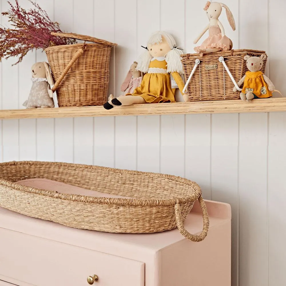 Olli Ella Luxe Organic Cotton Liner in Rose