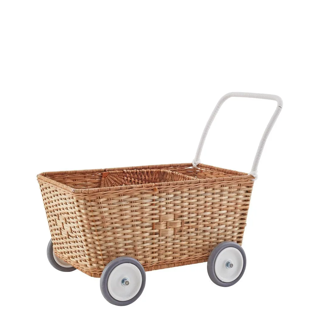 Olli Ella Rattan Strolley - Natural