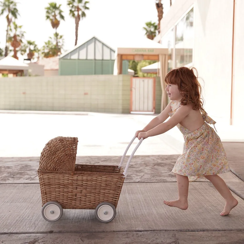 Olli Ella Rattan Strolley - Natural