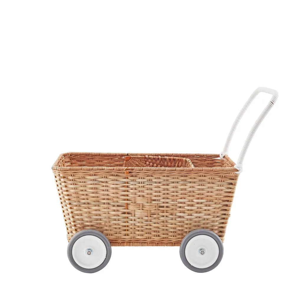 Olli Ella Rattan Strolley - Natural
