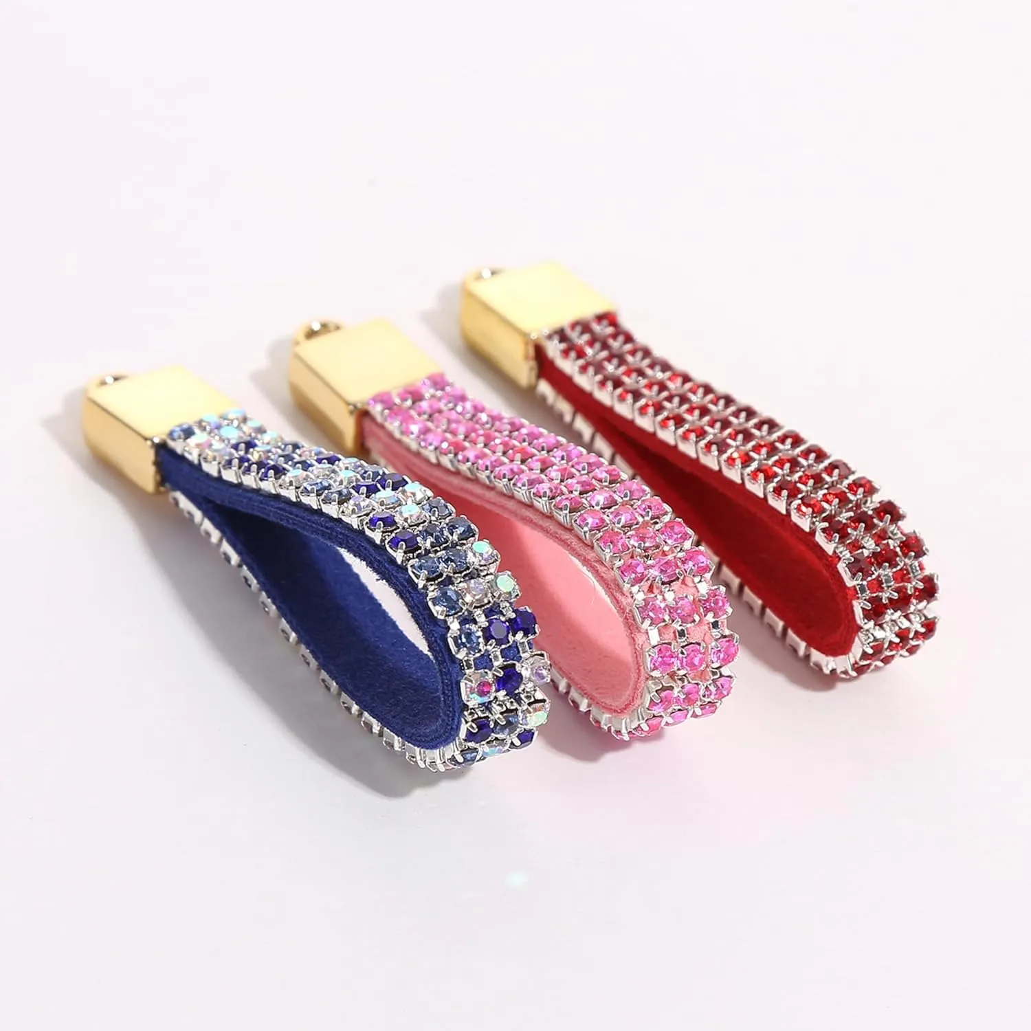 Pink Initial Letter Keychain Gift for Women Girls Bling Sparkly Cute Backpack Car Key Accessories