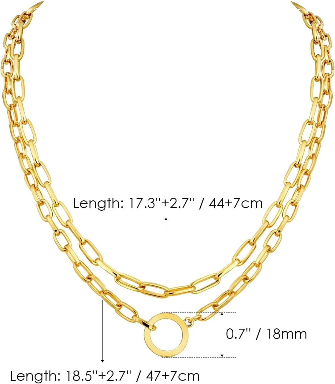 Planch Coin Multilayer Black Necklace:Gold Sliver Long Chain Necklace for Women 14k Gold Plated Lock Eye Snake Pendant Jewelry Gifts