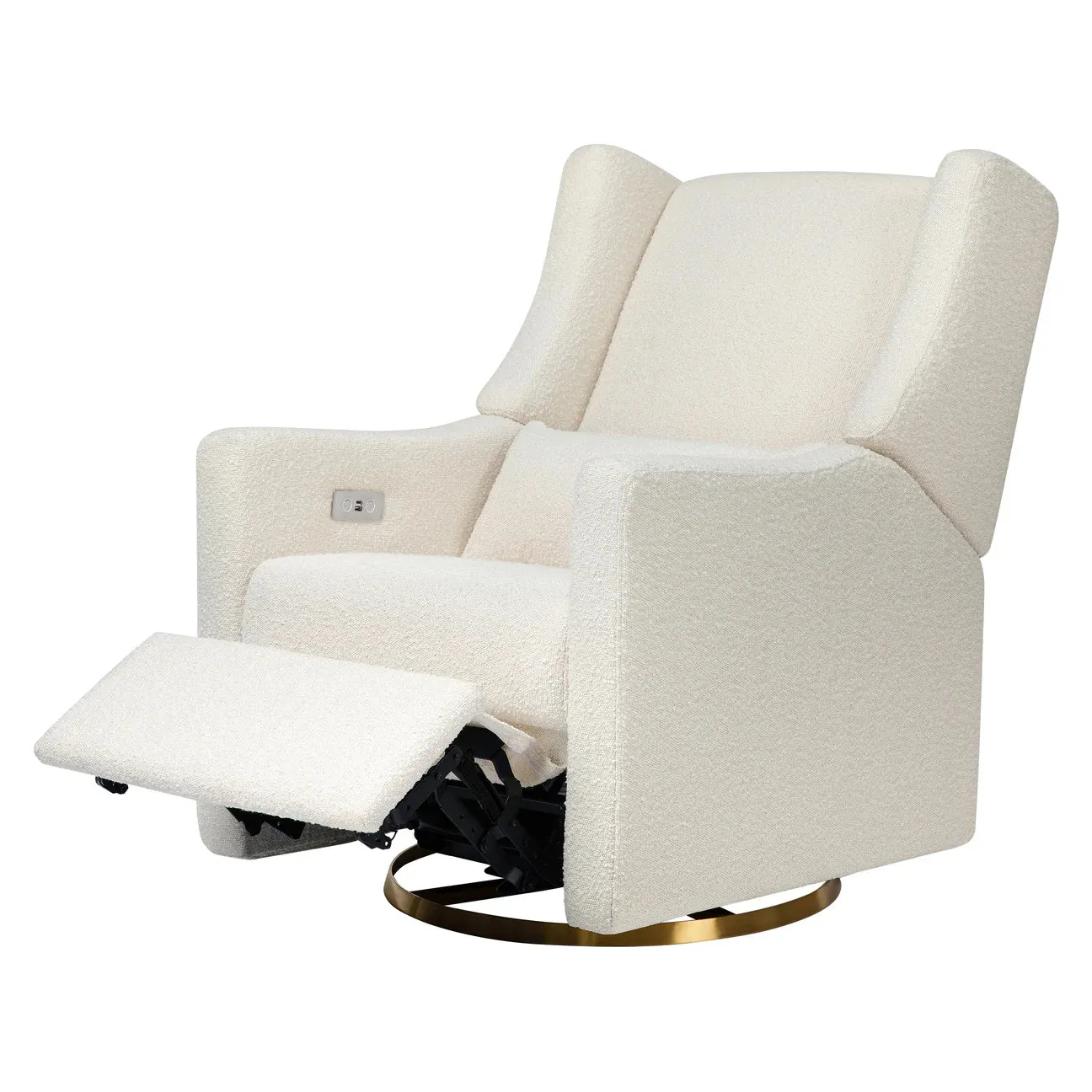 Pre-Order Kiwi Electronic Recliner and Swivel Glider in Boucle with USB port