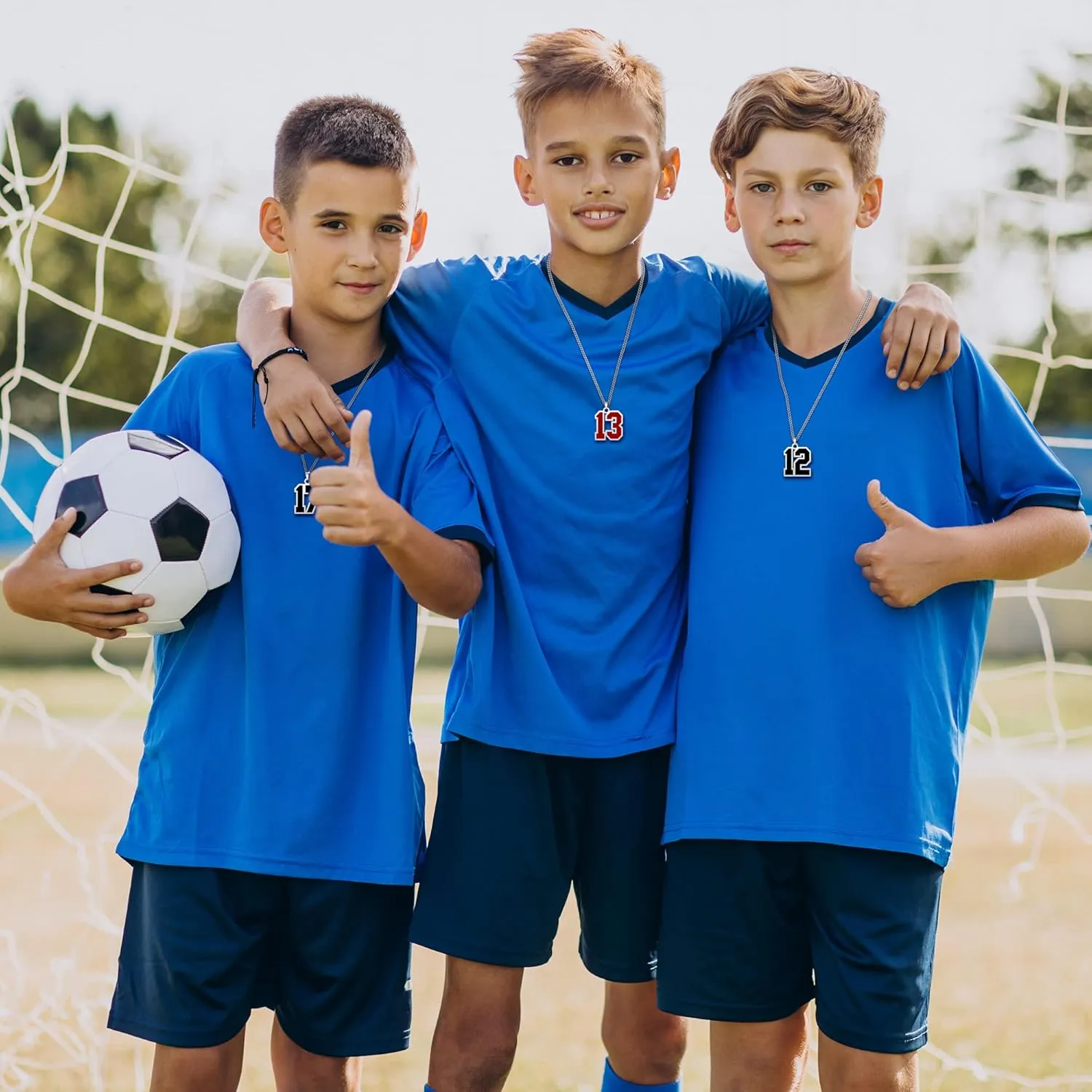 Q&Locket Stainless Steel 0-99 Number Necklaces for Athletes Personalized Sports Team Jersey Number Pendant Chain Soccer Football Basketball Baseball Custom Jewelry for Boys Men Girls Womens