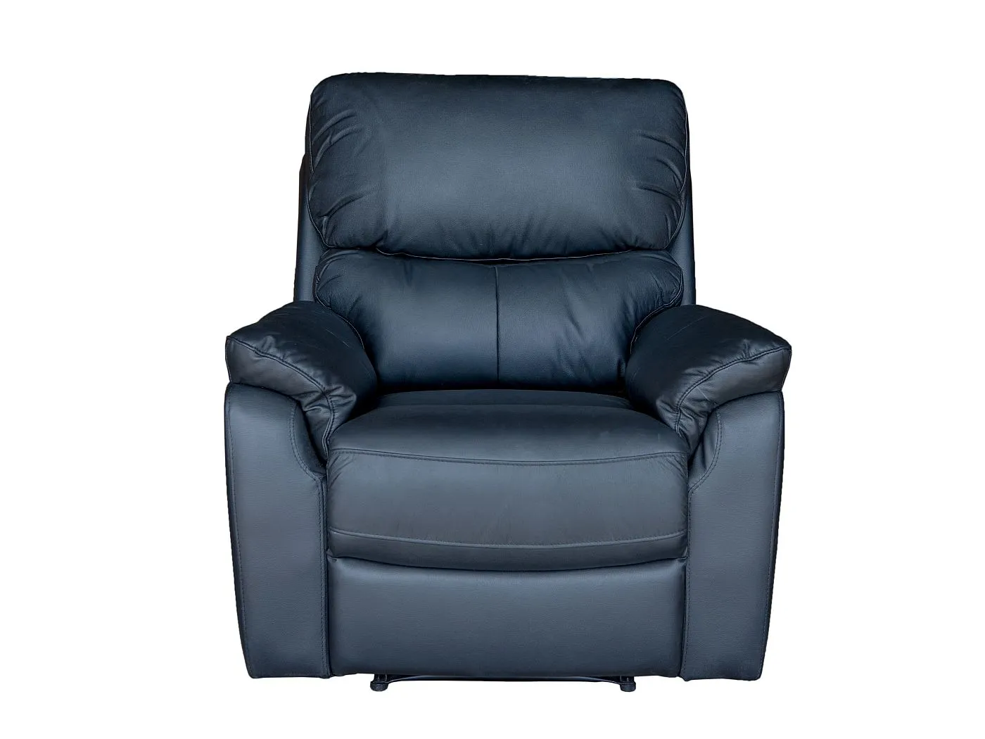 Salvador 3 Piece Leather Recliner Set - Black