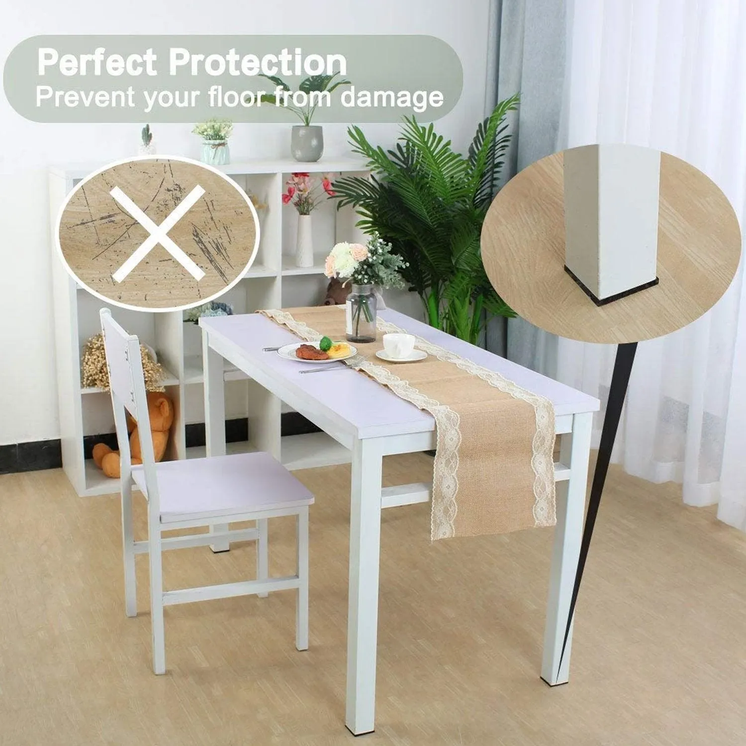 Self Adhesive Furniture Pads - Square