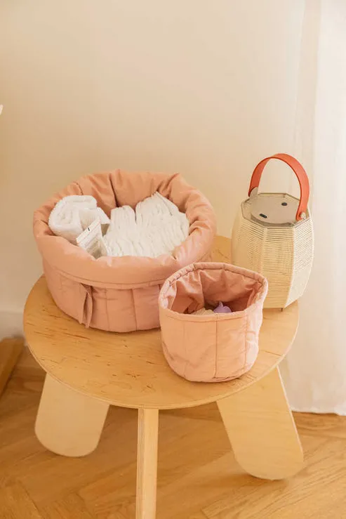 Set of 2 Quilted Baskets