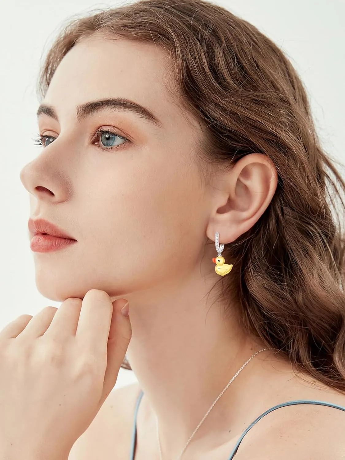 Silver Hoops Earrings for Women 925 Sterling Silver Hoop Animals Dangle Earrings Hypoallergenic Sleeper Huggie Earring