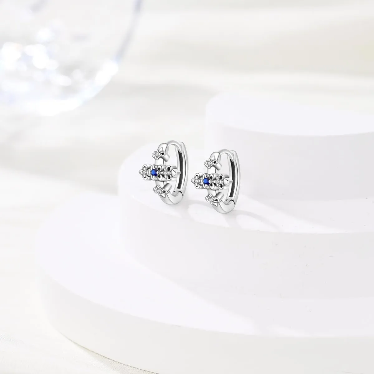 Silver Hypoallergenic Hoop Earrings for Women Lightweight Trendy Huggie Small Earrings Everyday Jewelry Gift for Her