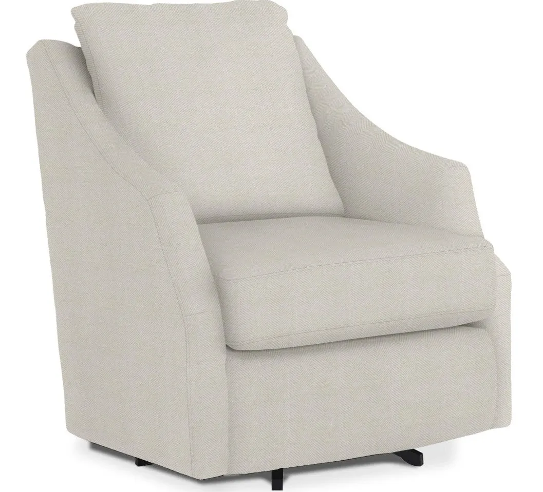 Simply White Swivel Chair
