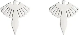 Small Phoenix Bird Stud Earrings for Women Girls Stainless Steel Hypoallergenic Minimalist Polished Tiny Animal Dove Cartilage Earring Fashion Hollow Out Birthday Christmas Holiday Jewelry Dainty Gifts