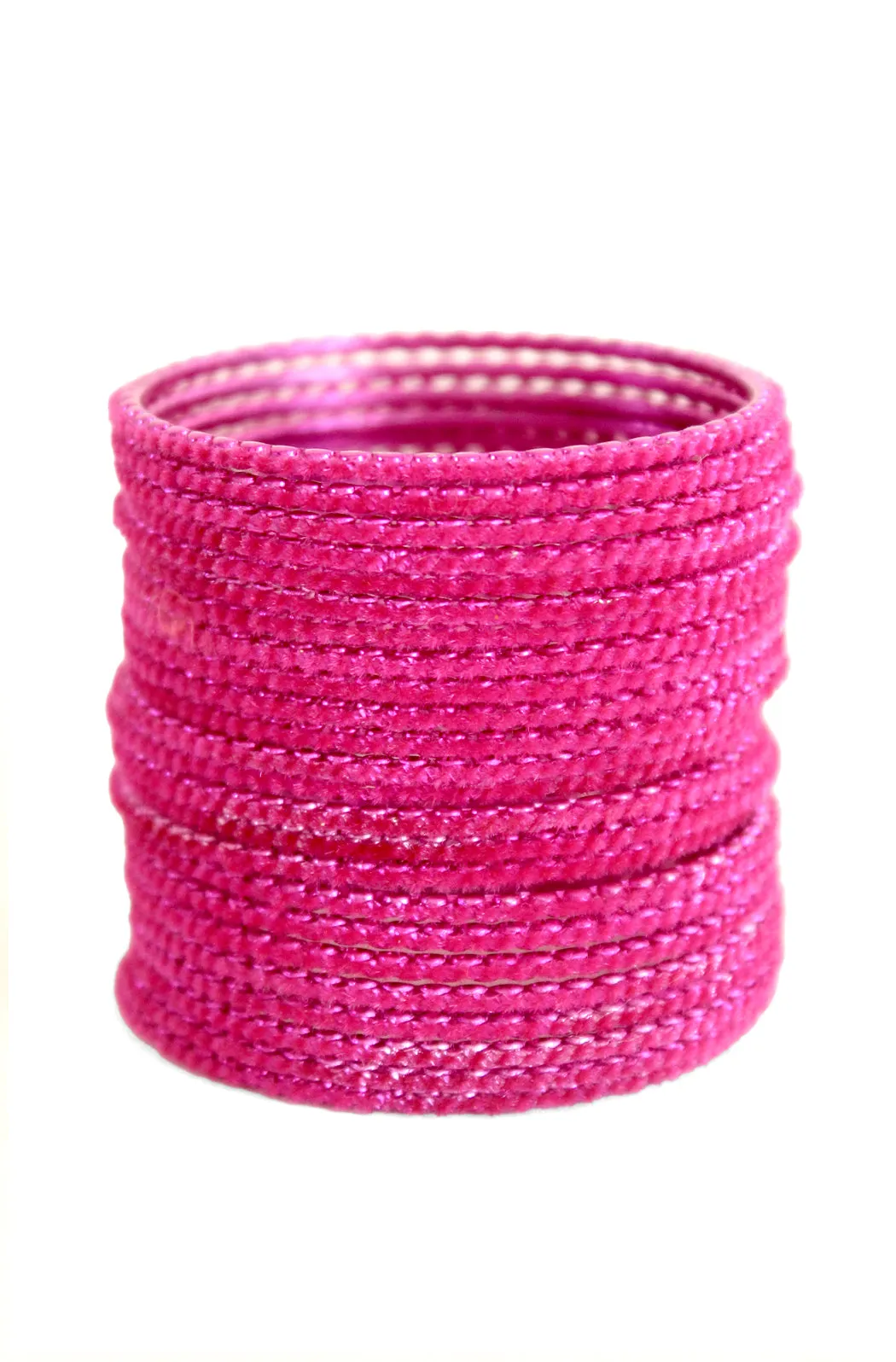 Sparkling Pink Pop Bangles