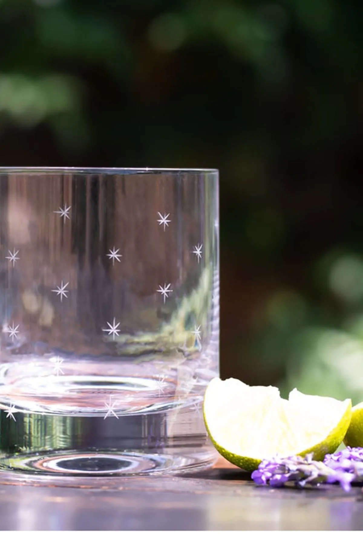 Stars Whiskey Glass Pair