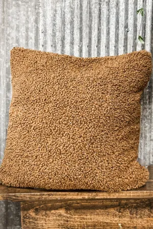 Teddy Throw Pillow with Down Insert