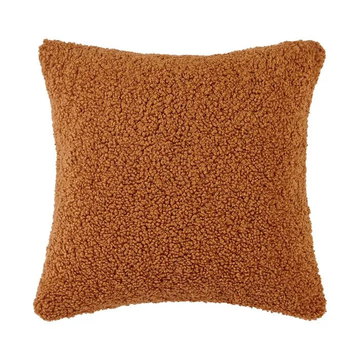 Teddy Throw Pillow with Down Insert