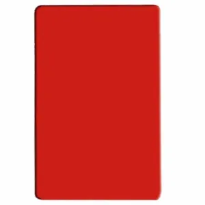 Thunder Group PLCB201505RD 20" X 15" X 1/2" Red Rectangular Polyethylene Cutting Board