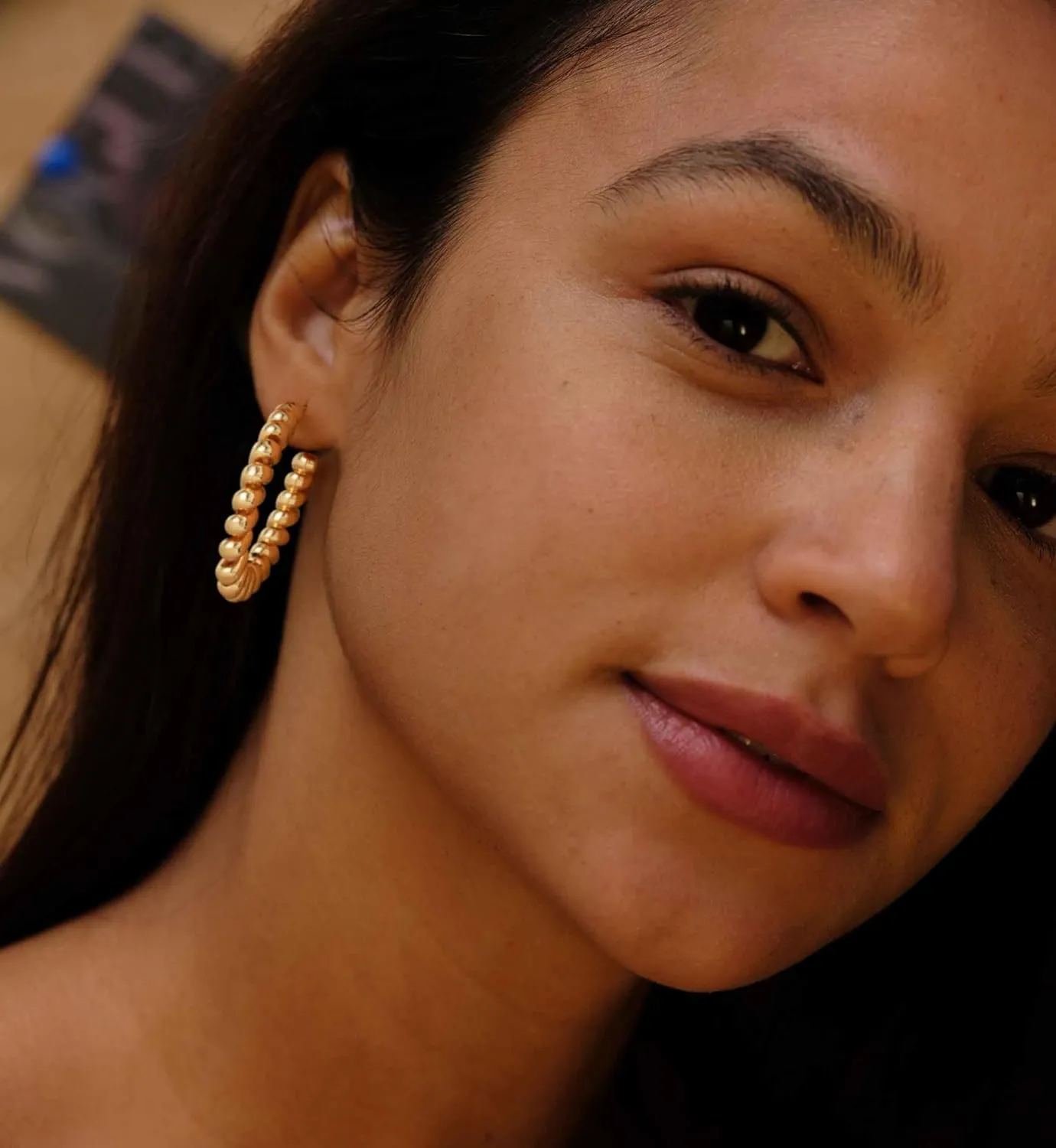 VACRONA Gold Hoop Earrings for Women 14K Gold Plated S925 Sterling Silver Post Open Hoops Twisted Split Rope Hypoallergenic Everyday Jewelry Gifts