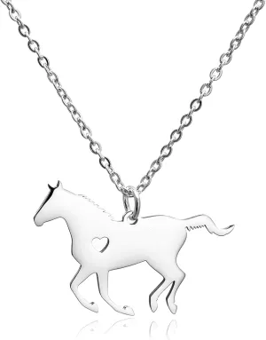 VIMIEW Dainty Animal Pet Lizard Whale Horse Cat Guinea Pig Lovely Charm Stainless Steel Chain Necklace Jewelry Gift for Daughter Son Sister Bestfriend.