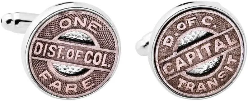 Washington D.C. Token Cufflinks Manufacturers Direct Pricing!!!!!!!!